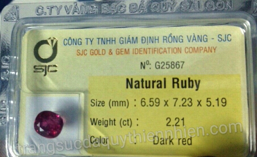 Ruby thiên nhiên - MS: RU011 Ruby thiên nhiên - MS: RU011