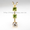 Mặt dây chuyền đá Peridot thiên nhiên - MS: PEPE009