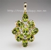 Mặt dây chuyền đá Peridot thiên nhiên - MS: PEPE010