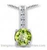 Mặt dây chuyền đá Peridot thiên nhiên - MS: PEPE011
