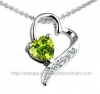 Mặt dây chuyền đá Peridot thiên nhiên - MS: PEPE012