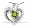 Mặt dây chuyền đá Peridot thiên nhiên - MS: PEPE014