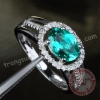 Nhẫn đá Hydrothermal Emerald  - MS: EMRW016