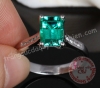 Nhẫn đá Hydrothermal Emerald  - MS: EMRW011