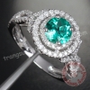 Nhẫn đá Hydrothermal Emerald  - MS: EMRW010
