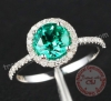 Nhẫn đá Hydrothermal Emerald  - MS: EMRW009