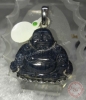 Mặt dây Tượng phật đá Sapphire thiên nhiên - MS: SAPE022