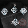 Bộ trang sức đá Topaz thiên nhiên - MS: TOSET011