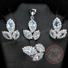Bộ trang sức đá Topaz thiên nhiên - MS: TOSET012