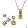 Bộ trang sức đá Citrine thiên nhiên - MS: CITSET004