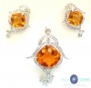 Bộ trang sức đá Citrine thiên nhiên - MS: CITSET006