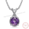 Mặt dây chuyền đá Amethyst thiên nhiên - MS: GEAMP043