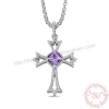 Mặt dây chuyền đá Amethyst thiên nhiên - MS: GEAMP047
