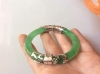 Vòng cẩm thạch bọc bạc cao cấp - MS:XTBAW001