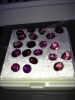 Đá Garnet Rhodolite thiên nhiên oval - anh 1