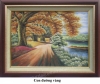 Tranh đá quý Lục Yên \"CON ĐƯỜNG VÀNG\" Size 50x70cm