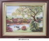 Tranh đá quý Lục Yên \"BÊN BỜ HAWAII\" Size 50x70cm