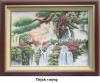 Tranh đá quý Lục Yên \"THỊNH VƯỢNG\" Size 48x68cm