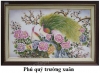 Tranh đá quý Lục Yên \"PHÚ QUÝ TRƯỜNG XUÂN\" Size 60x100cm