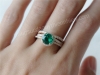 Nhẫn đá Hydroxit Emerald - MS: EMRW002