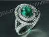 Nhẫn đá Hydroxit Emerald - MS: EMRW003