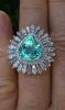 Nhẫn nữ đá Zircon thiên nhiên - MS: ZRRW011