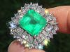 Nhẫn đá Emerald Ngọc lục bảo thiên nhiên - MS: XTEMRW010