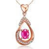 Mặt dây chuyền đá Ruby thiên nhiên - MS: RUPE055