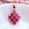 Mặt dây chuyền đá Ruby thiên nhiên - MS: RUPE059