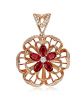 Mặt dây chuyền đá Ruby thiên nhiên - MS: RUPE064