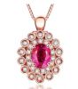 Mặt dây chuyền đá Ruby thiên nhiên - MS: RUPE066