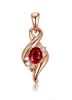 Mặt dây chuyền đá Ruby thiên nhiên - MS: RUPE067