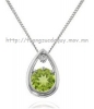 Mặt dây chuyền đá Peridot thiên nhiên - MS: PEPE001