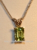 Mặt dây chuyền đá Peridot thiên nhiên - MS: PEPE006
