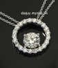Mặt dây chuyền Kim cương nhân tạo - MS: DCZPE004