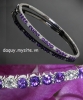 Vòng tay đá Amethyst thiên nhiên - MS: AMBAN001