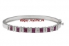 Vòng tay đá Ruby tổng hợp - MS: RUBAN001 - anh 1